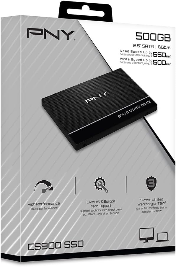 PNY CS900 SSD 500GB y 1TB