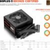 Fuente de poder 500W 80 plus BRONZE