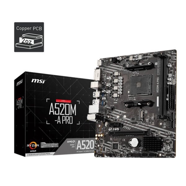 Placa base MSI A520M-A PRO